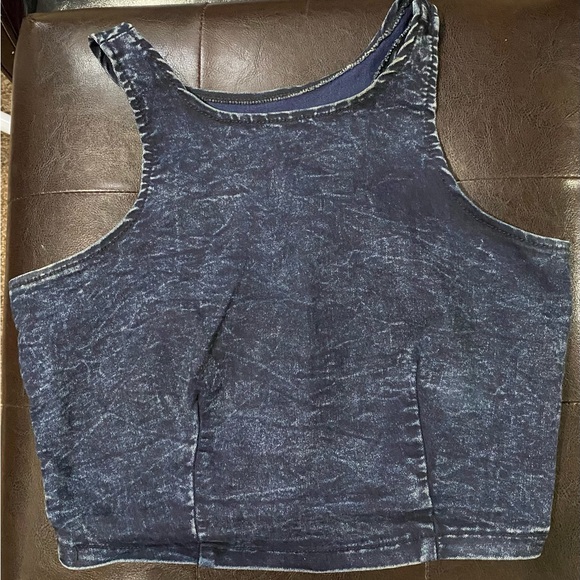 Judy Blue 2 piece denim skirt set size small 68% Cotton 30 % Polyester 2%Spandex - Picture 7 of 7